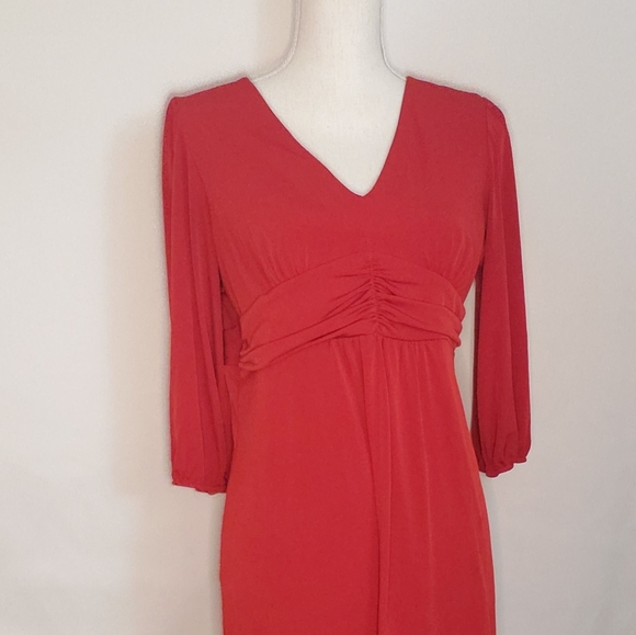 ๐ 3 for $15 Deal! ๐NY Collection red long sleeve dress L - Picture 1 of 8